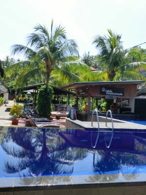 Dive Pool vom Padang Bai Beach Resort